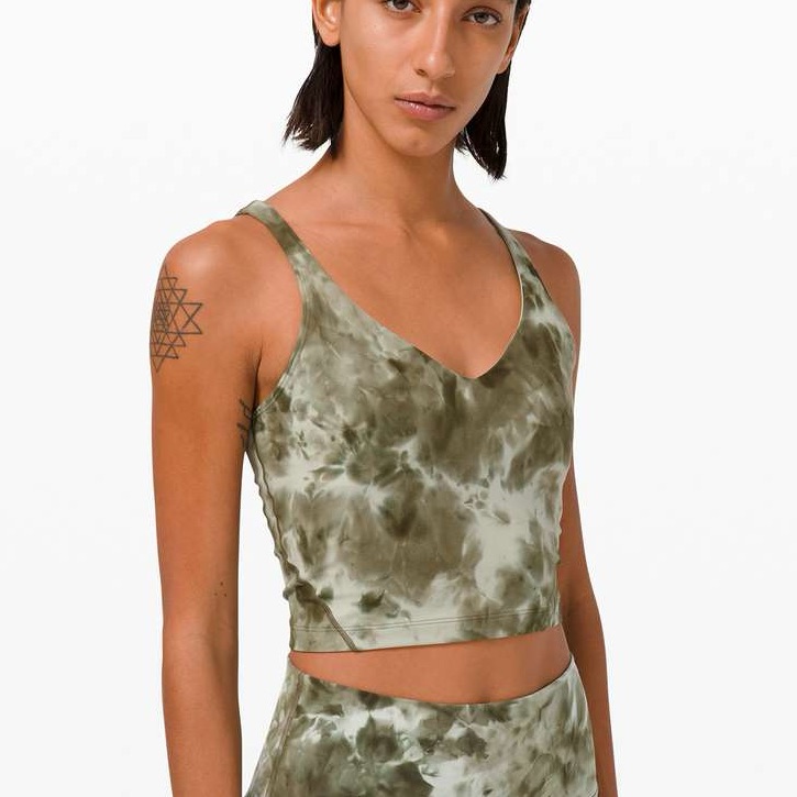 Lululemon Align Tank Top Diamond Dye Olive Green Tank